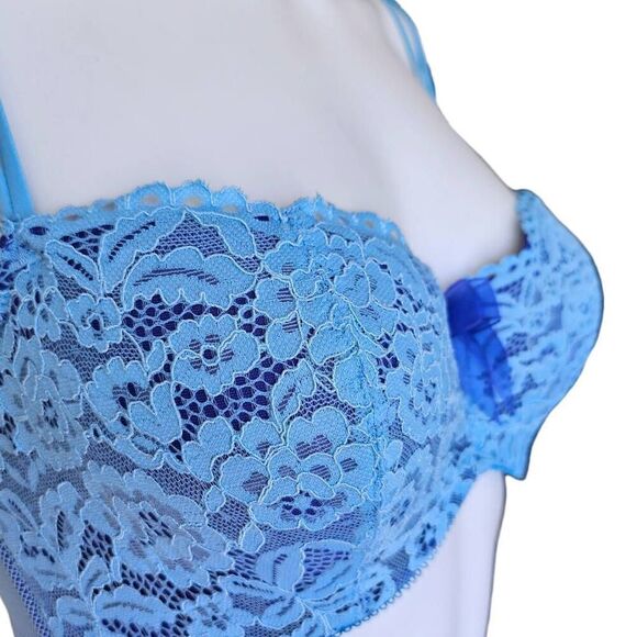 y2k scene lace bow bra - Picture 3 of 5